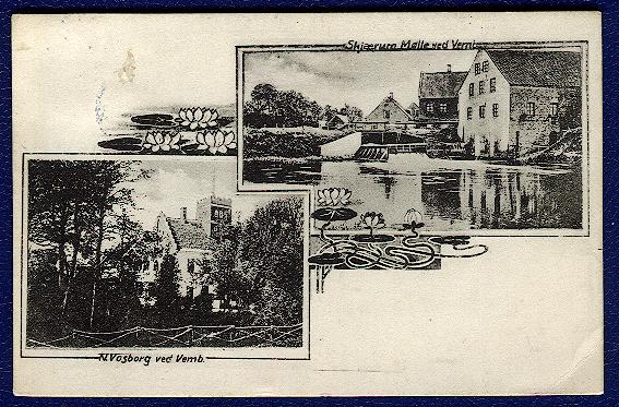 Skjærum Mølle ved Vemb, N.Vosborg ved Vemb
