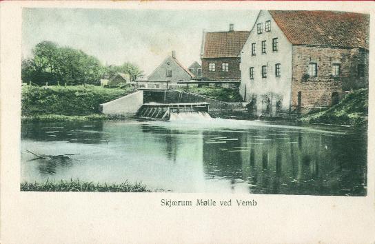 Skjærum Mølle ved Vemb